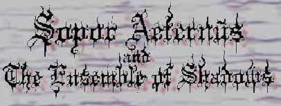 Sopor Aeternus & The Ensemble of Shadows - Logo